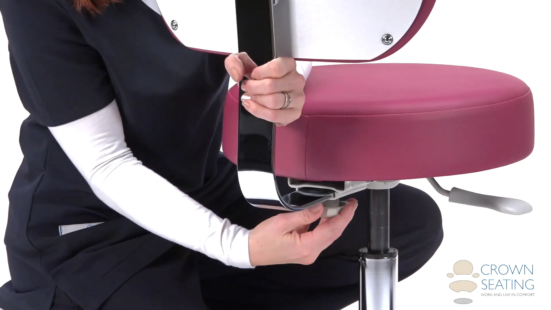 Crown Seating C20D Crestone Dental Operator Stool - Image 7