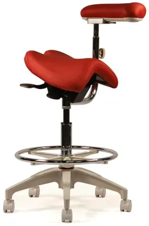 Crown Seating C130A Denver Dental Assistant Saddle Stool
