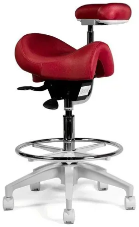 Crown Seating C90SBA Durango Dental Assistant Western Saddle Stool