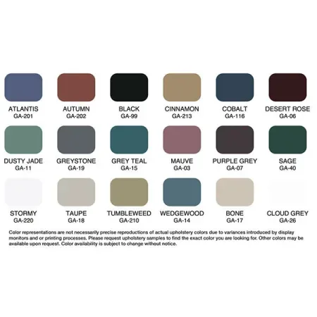 Galaxy Upholstery Chart Galaxy Upholstery Swatches