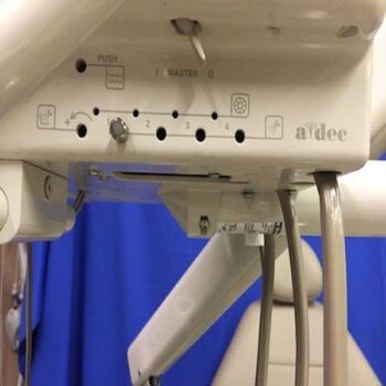 Adec Decade 1021 Dental Chair Operatory Package Delivery, Assistant & Light