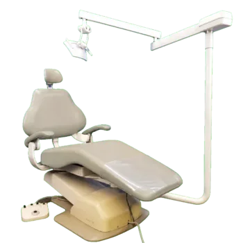 DentalEZ E 3000 Dental Chair with Knight Post Mount Light - Dove