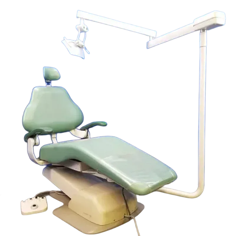 DentalEZ E-3000 Dental Patient Chair with Knight Post Mount Light