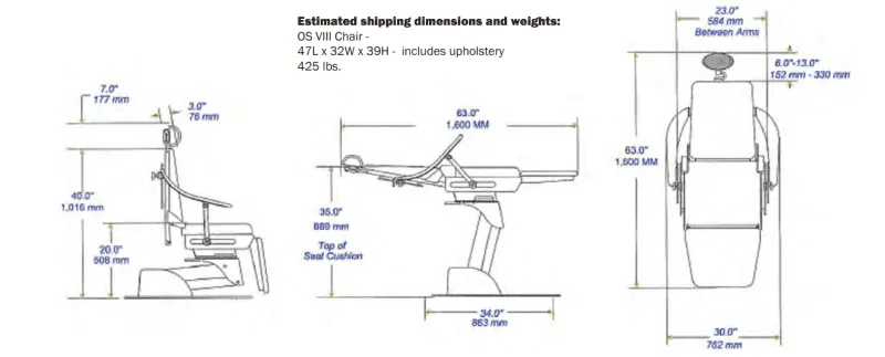 Westar OS VIII Oral Surgery Table