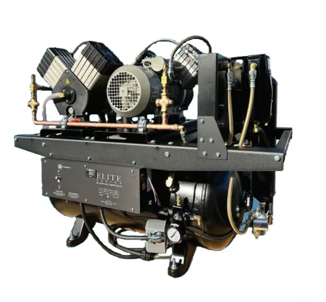 Tech West Dental 2-HP Dual Head Elite Oilless Air Compressor 5-7 User