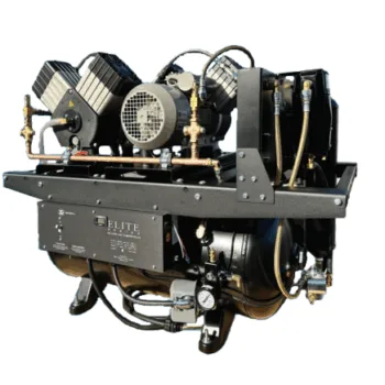 Tech West Dental 3HP Triple Head Elite Oilless Air Compressor 8-10 Users