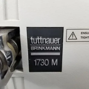 Tuttnauer Brinkmann 1730M Manual Autoclave Steam Sterilizer