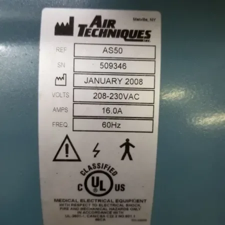 Air Techniques Airstar 50 AS50 Air Compressor Air Techniques Airstar 50 AS50 Air Compressor