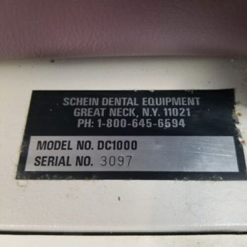 Henry Schein DC1000 Patient Dental Chair