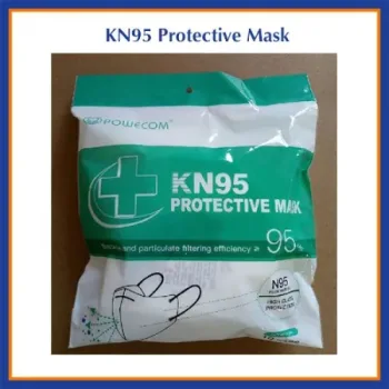 KN95 Powecom PPE Protective Face Mask 50 Pc Box - FDA ADA & CDC Approved