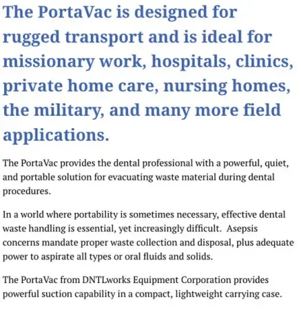 DNTLWorks-PortaVac-C DNTLWorks-PortaVac-C