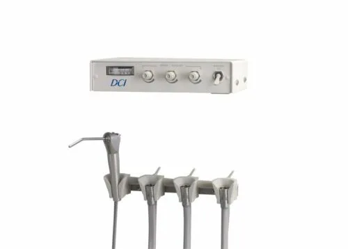 DCI Horizontal Surface Mount Dental Delivery Unit 3 Handpiece Auto & Syringe