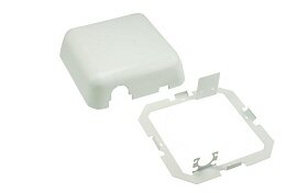 DCI White Frame & Cover ONLY for Dental Delivery Junction Box Utility Center