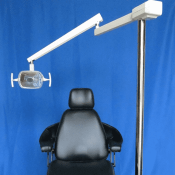 A-dec Priority 1005 Dental Operatory Chair with New Black Upholstery & 6300 Light