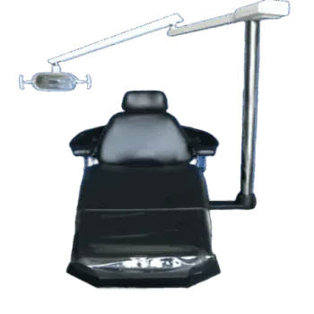 A-dec Priority 1005 Dental Operatory Chair w/NEW Black Upholstery & 6300 Light
