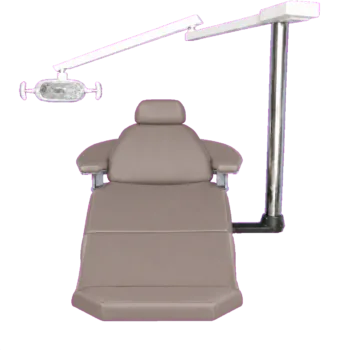Adec Priority 1005 Dental Chair with 6300 Post Mounted Light