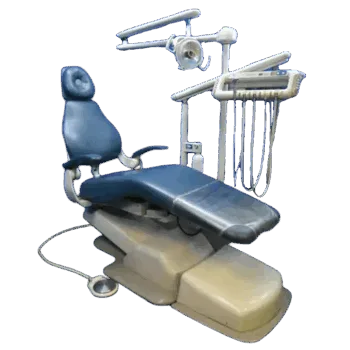 DentalEZ Dental Exam Chair Silhouette Radius Package