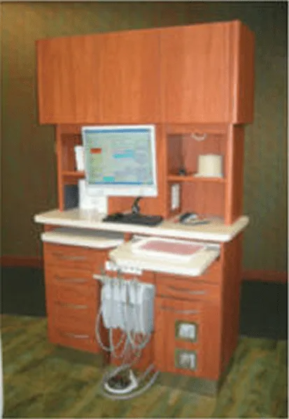 Dental 12 o'Clock Custom Rear Treatment Cabinet 12 T-S (Standard Non Pass-Thru) - Image 3