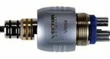 Vector GERMANY Handpiece Coupler Fits A-dec W&H Style 4 Hole Replaces RQ-04