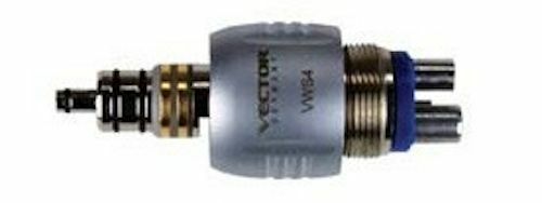Vector GERMANY Handpiece Coupler Fits Adec W&H Style 4 Hole Replaces RQ-04
