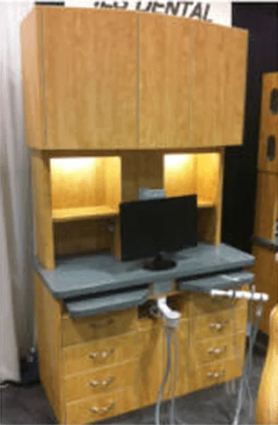 Dental 12 o'Clock Custom Rear Treatment Cabinet 12 T-S (Standard Non Pass-Thru) - Image 2