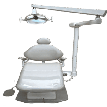 A-dec Decade 1021 with 6300 Post Mounted Light