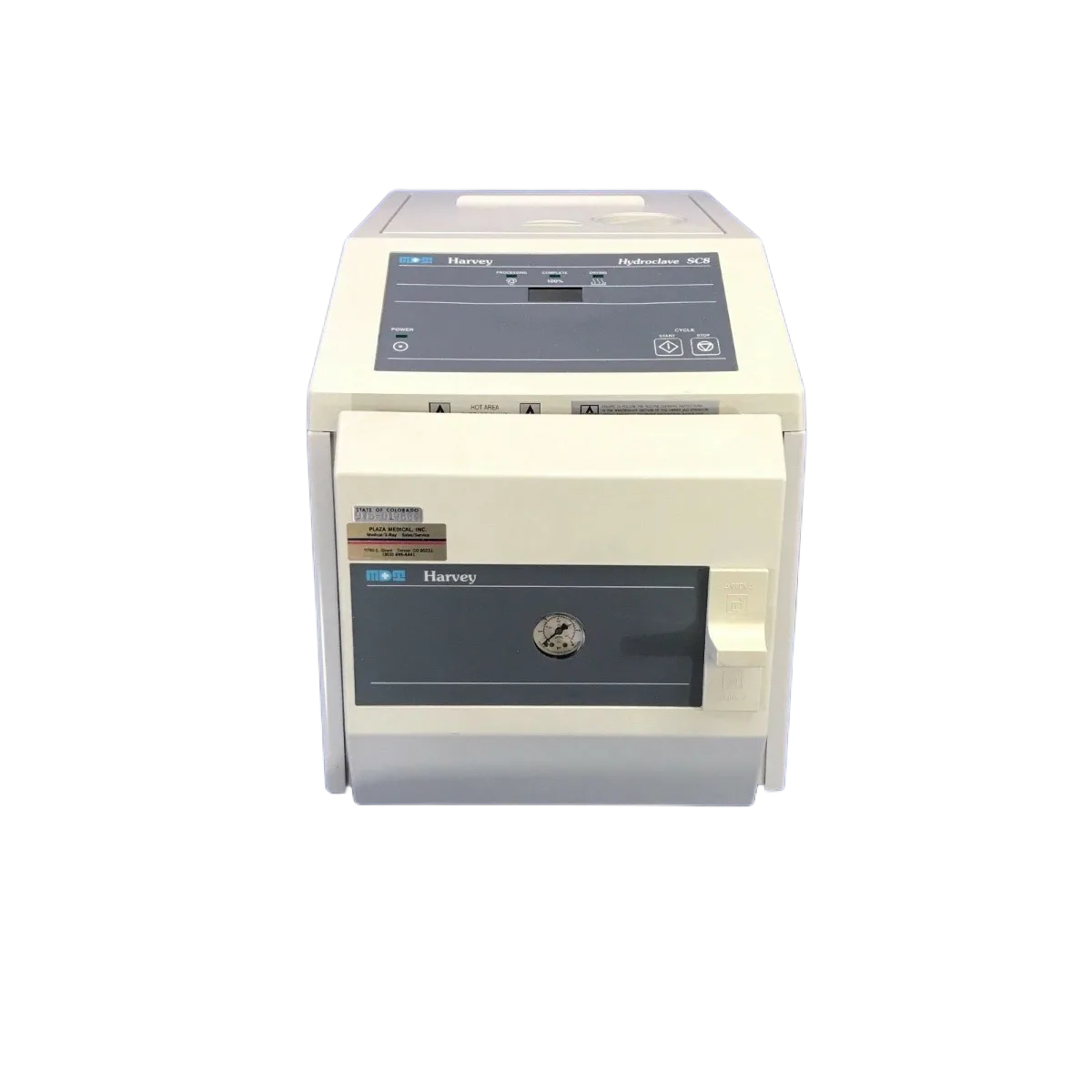 MDT Harvey Hydroclave Sterilizer SC8 Tabletop Autoclave
