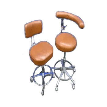 Dental Stool Pair Includes Doctor and Dental Assistant Stool