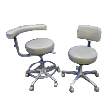 Doctor Stool & Assistance Stool Set - No Background
