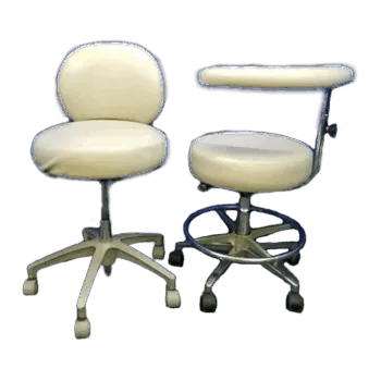 NAPA Doctor and Assistants Adjustable Stool Set - no background