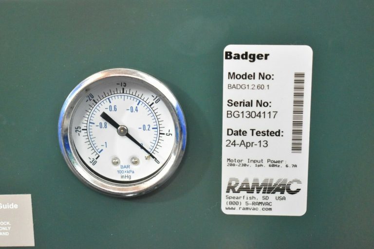 1 3 Users Dry Vacuum Ramvac Badger DentalEz Dental Lab Equipment