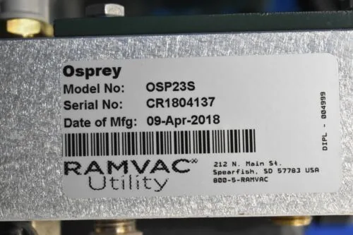 Ramvac Osprey Compressor OSP23S Dental Lab Equipment