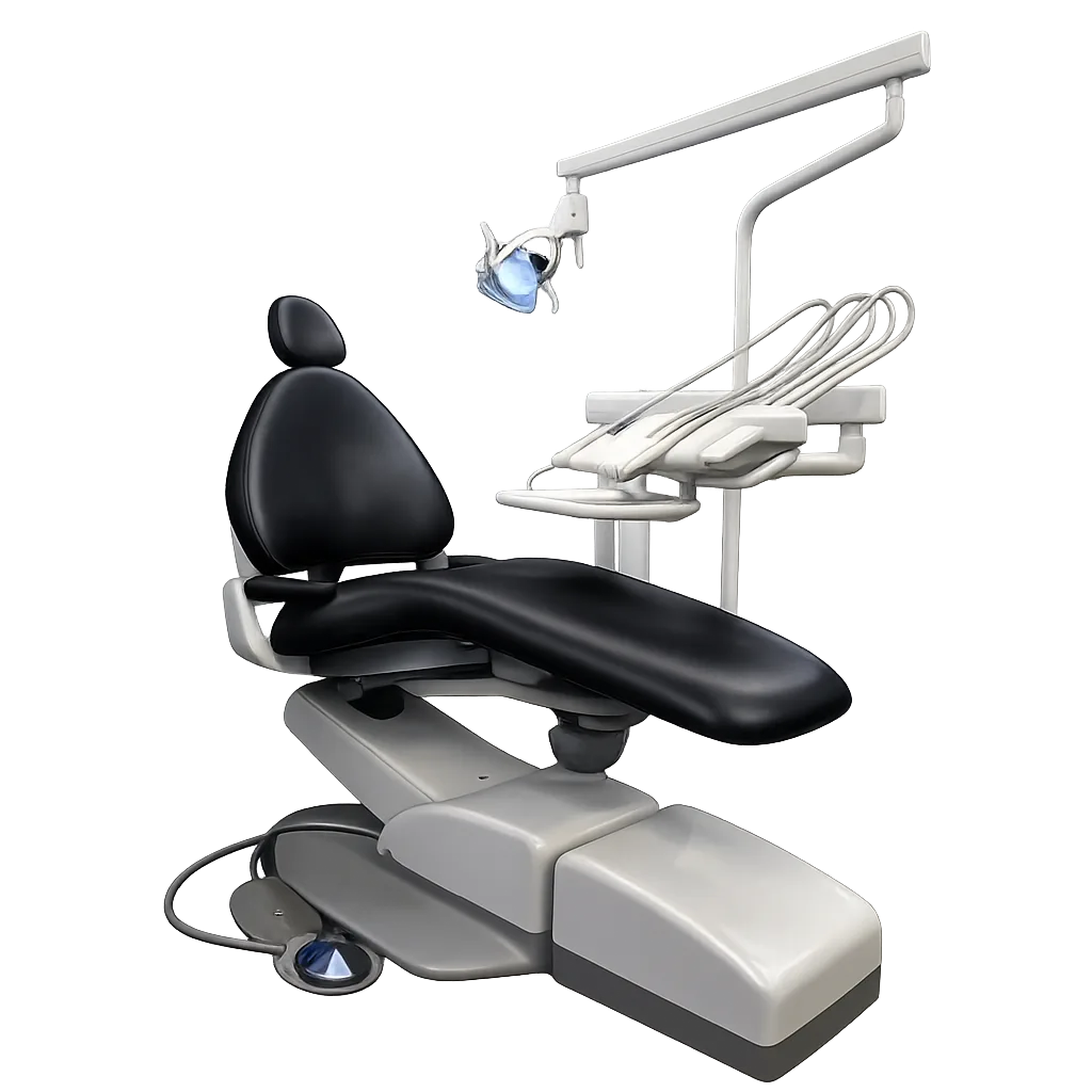 Adec Cascade 1040 Dental Chair with Radius Delivery and Light