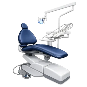 Adec Cascade 1040 Dental Chair with Radius Delivery and Light