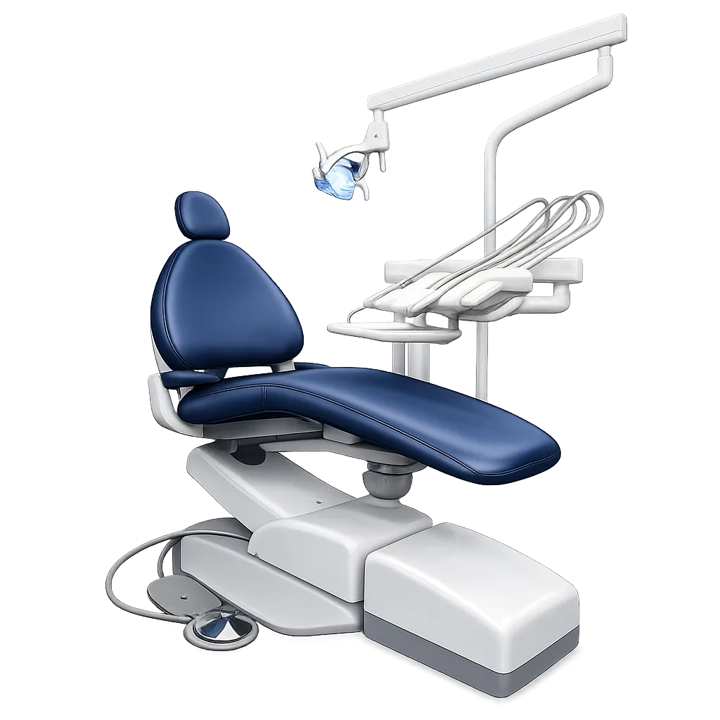 Adec Cascade 1040 Dental Chair with Radius Delivery and Light