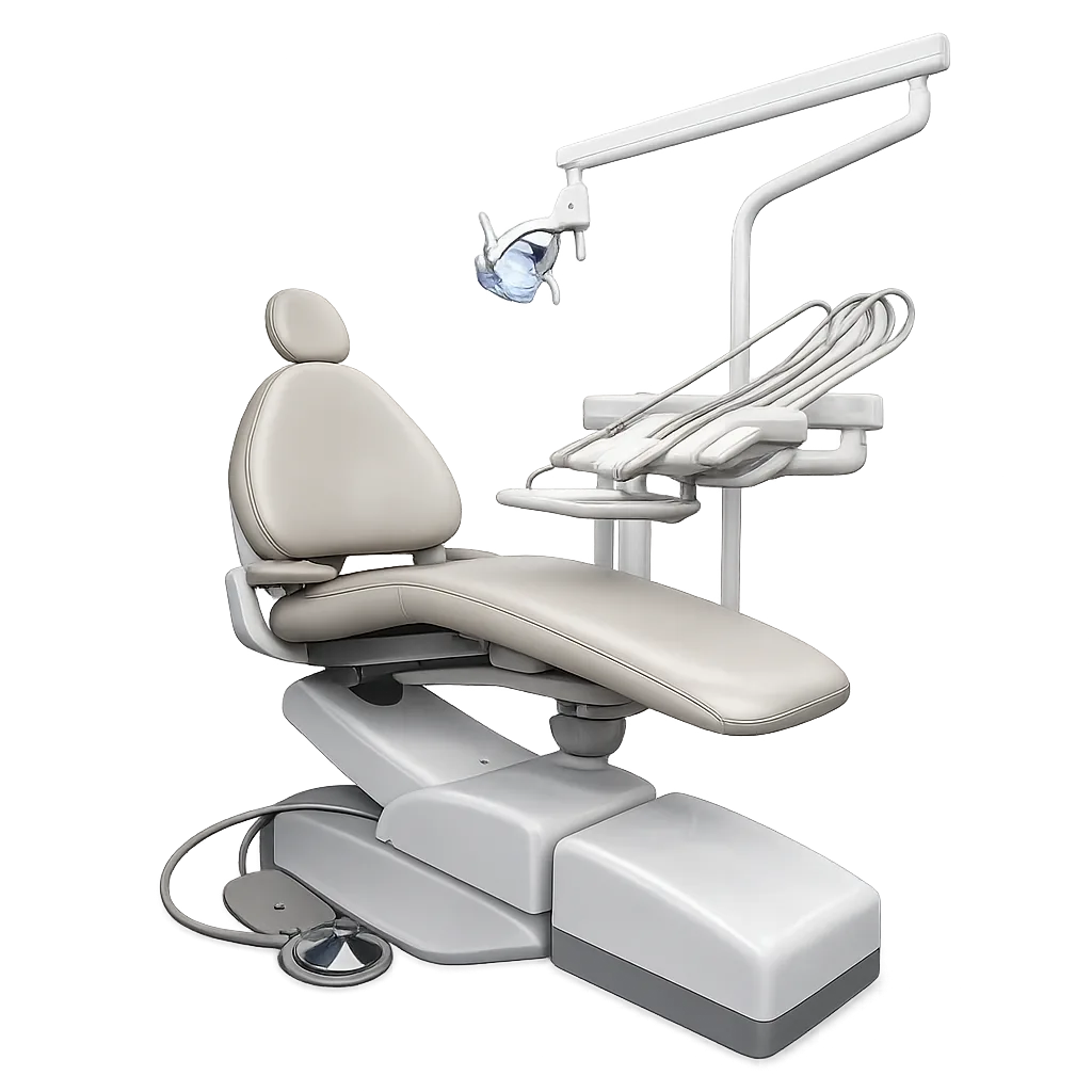 Adec Cascade 1040 Dental Chair with Radius Delivery and Light