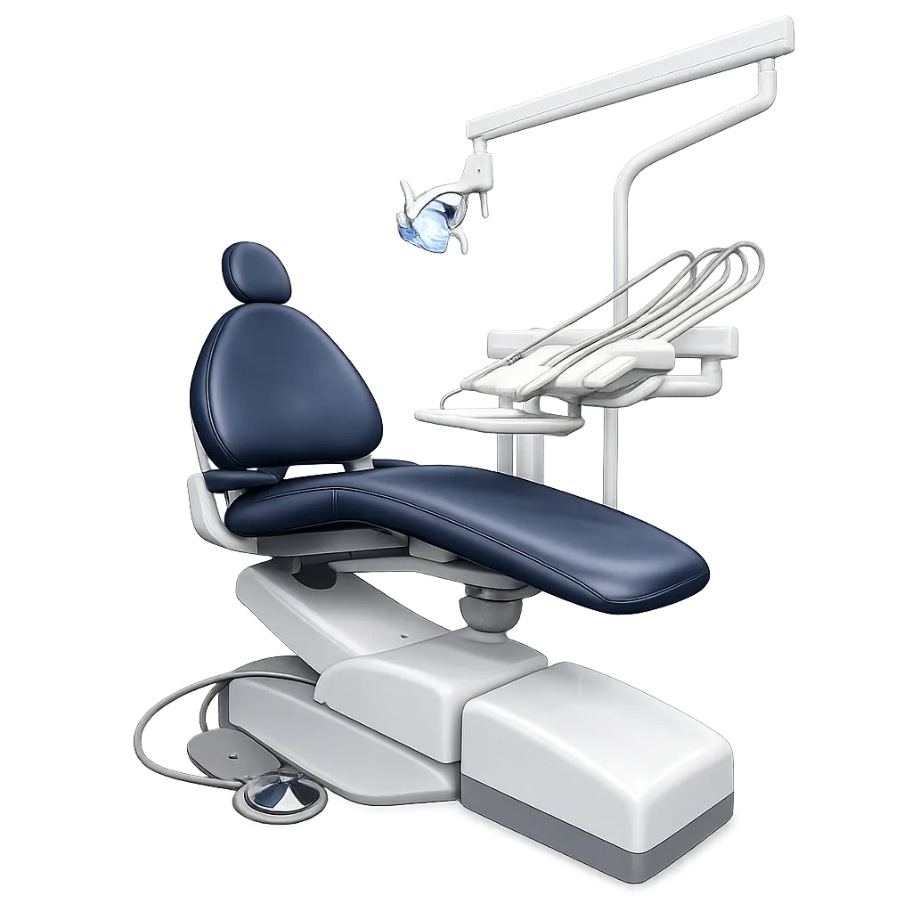 Adec Cascade 1040 Dental Chair with Radius Delivery and Light