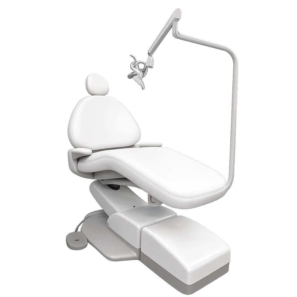 Adec Cascade 1040 Dental Chair with 6300 Radius Light