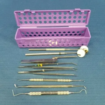 Steri-Container Cassette with 8 Dental Instruments