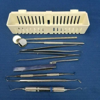 Steri-Container Cassette with 8 Dental Instruments