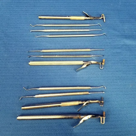 Lot of 3 Dental Amalgam Carrier Sets