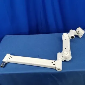White Dental Monitor Wall Mount Standard Adjustable Arm Part No. #22-04-3 (#4)