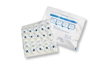 ECG Small 1.5" Round Electrodes, 6 Strips of 5 Per Pouch/600 Per Case