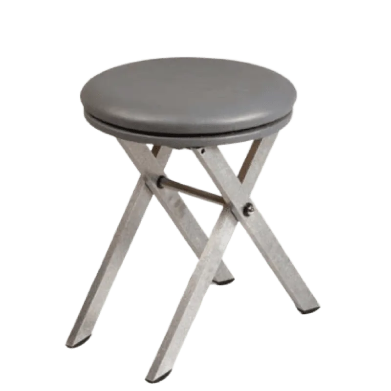 Basic Field Stool with Scissors Base, No Wheels