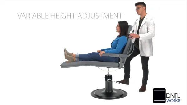 Supreme Portable Patient Chair with Hydraulic Base
