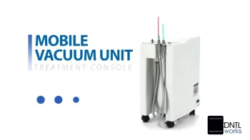 Mobile Vacuum Unit for In-Office Use (120 V) 7/8 HP