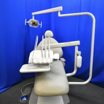 A-dec Cascade 1040 Dental Chair with 2132 Radius Delivery Unit & 6300 Light Adec