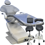Adec 511 Dental Chair with Matching Stools