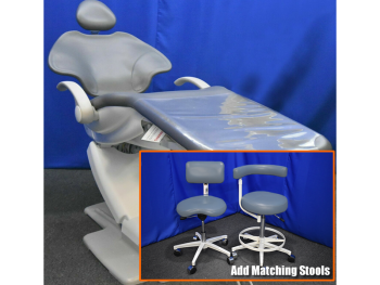 A-dec 511 Dental Chair with Doctor and Assistant Stools