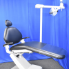A-dec 1021 Decade Dental Examination Chair with A-dec 6300 Post Mounted Lighting - 2024